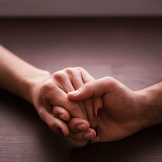 Holding hands