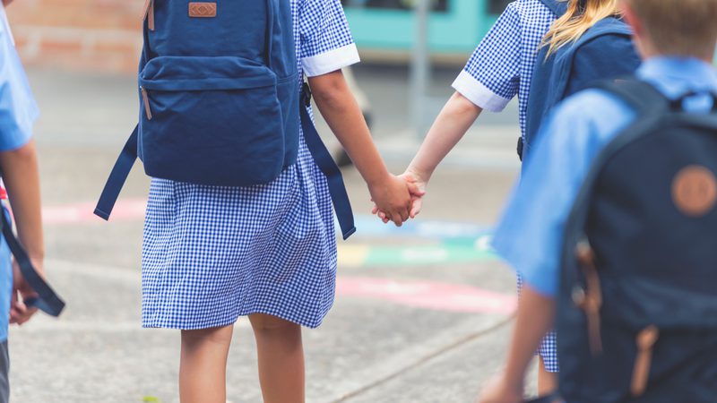 Children at school