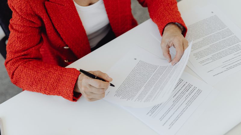 Commercial sign paper