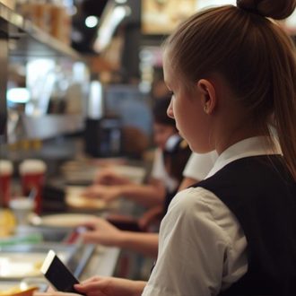 Fast food worker